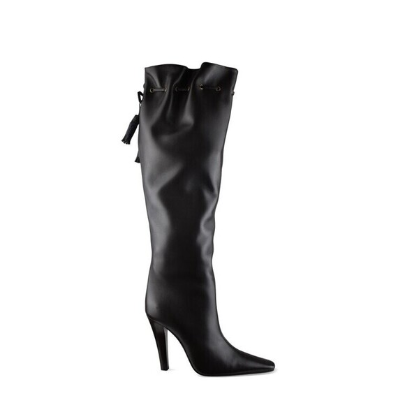 Saint Laurent Shoes - Saint Laurent Gathered Boots - NWT